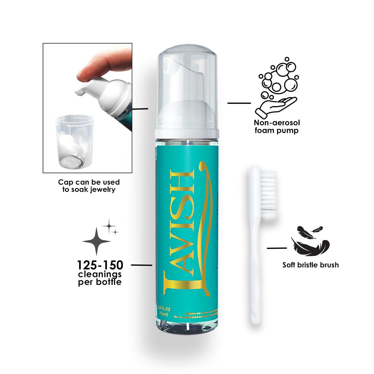 Jewelry Cleaner Spray- Jewellery Cleaner, Quick Jewelry Cleaning
